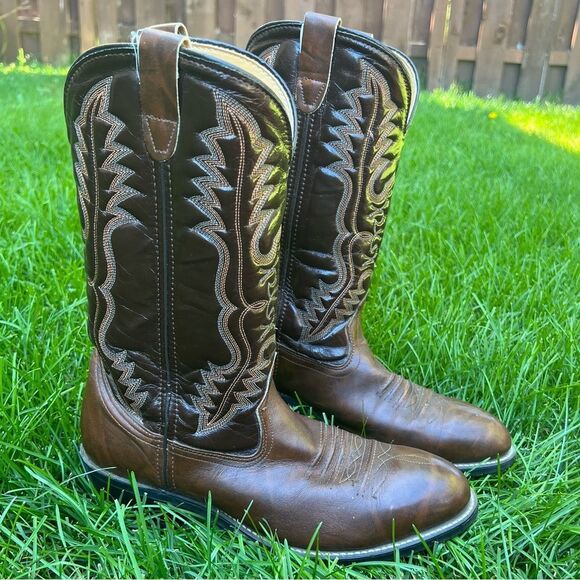 Iron Age Men's Size 10 Steel Toe Western Work Boots